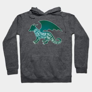 Green Dragon - Fantasy Butcher Cuts of Meat Hoodie